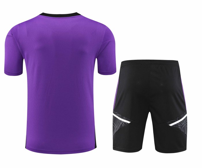 Adult Kit 23-24 Real Madrid PurpleTraining set Football shirt + short