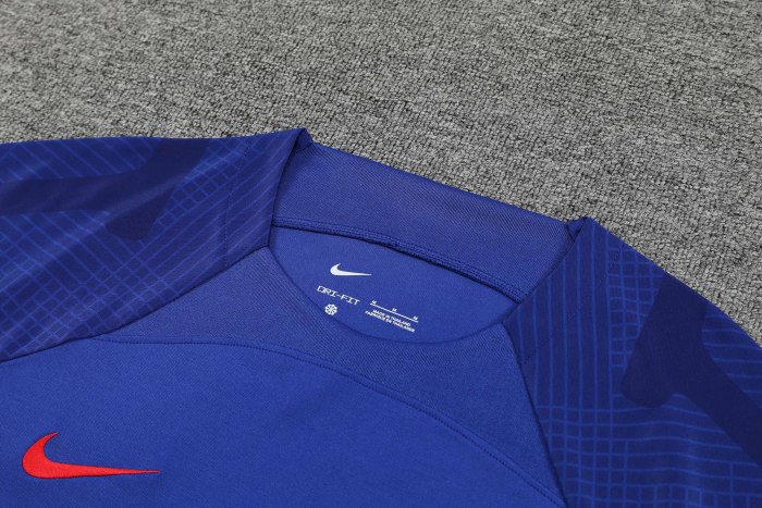 Adult Kit 23-24 Barcelona Dark blue Training set Football shirt + short