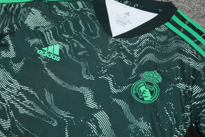 Adult Kit 23-24 Real Madrid Dark green Training set Football shirt + short