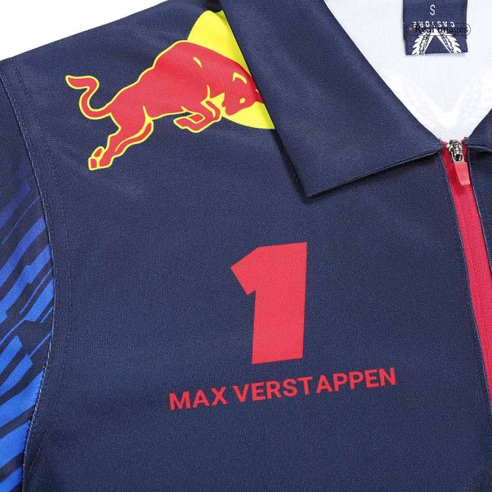 Oracle Red Bull F1 Racing Team Max Verstappen Polo Black 2023
