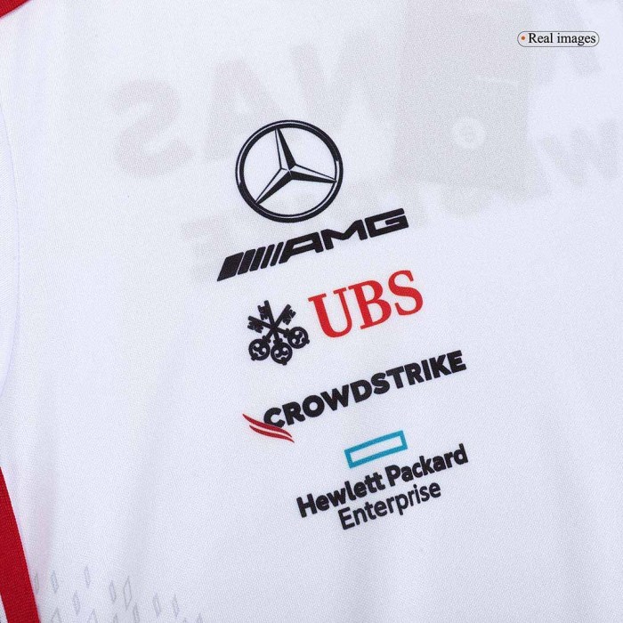 Mercedes AMG Petronas F1 Racing Team T-Shirt - White 2023