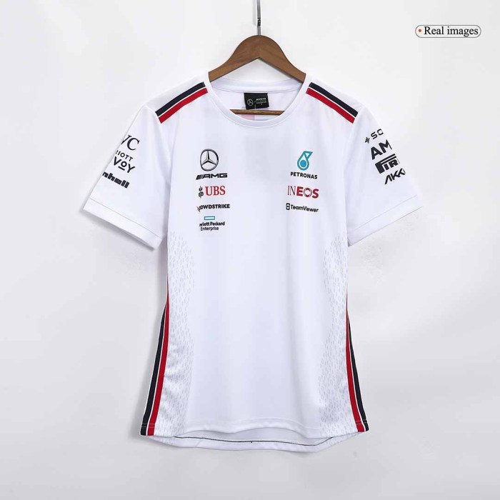Mercedes AMG Petronas F1 Racing Team T-Shirt - White 2023