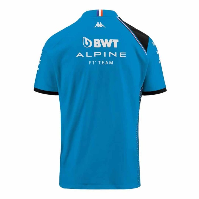 BWT Alpine F1 Team Polo Shirt Blue 2023