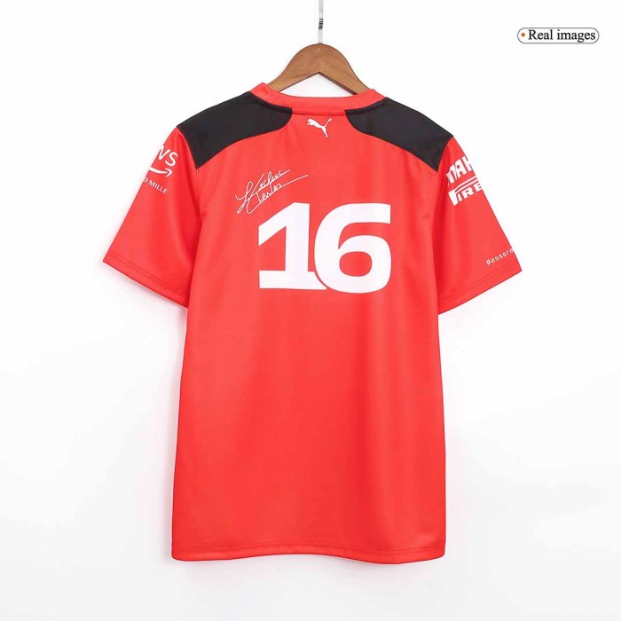 Scuderia Ferrari F1 Racing Team Charles Leclerc #16 T-Shirt 2023
