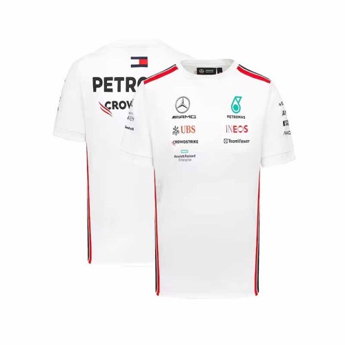 Mercedes AMG Petronas F1 Racing Team T-Shirt - White 2023