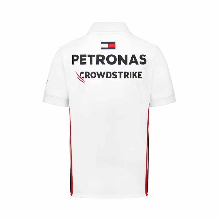 Mercedes AMG Petronas F1 Racing Team Polo - White 2023