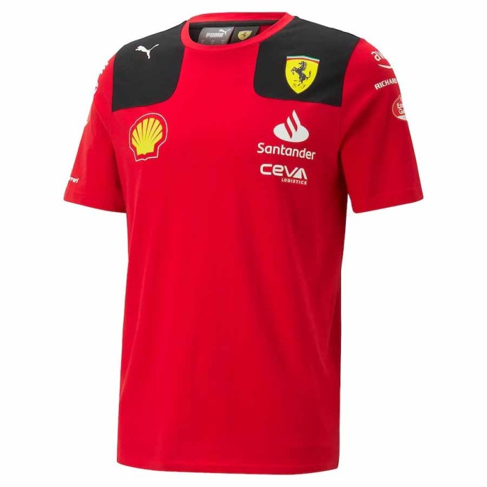 Scuderia Ferrari F1 Racing Team Carlos Sainz #55 T-Shirt 2023
