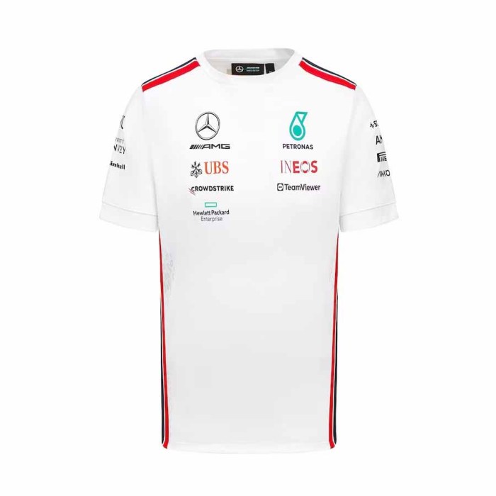 Mercedes AMG Petronas F1 Racing Team T-Shirt - White 2023