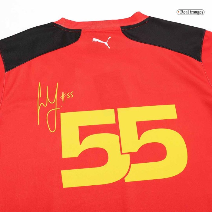 Scuderia Ferrari F1 Racing Team Carlos Sainz #55 T-Shirt 2023