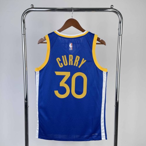 Heat Transfer 2023 Golden State Warriors Stephen Curry Away Blue Jersey