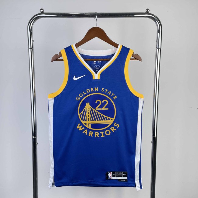 Heat Transfer 2023 Golden State Warriors Andrew Wiggins Away Blue Jersey