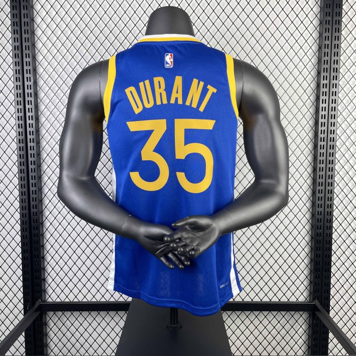 Heat Transfer 2023 Golden State Warriors Kevin Durant Away Blue Jersey