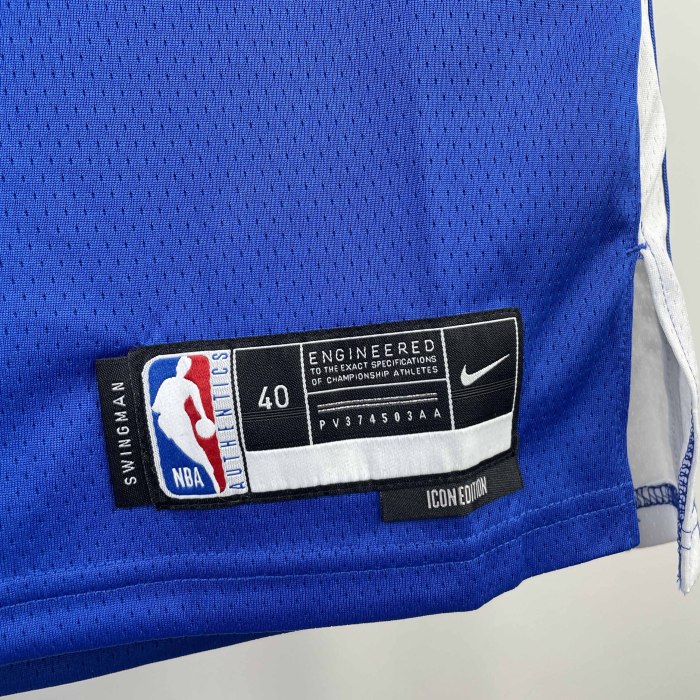Heat Transfer 2023 Golden State Warriors Stephen Curry Away Blue Jersey
