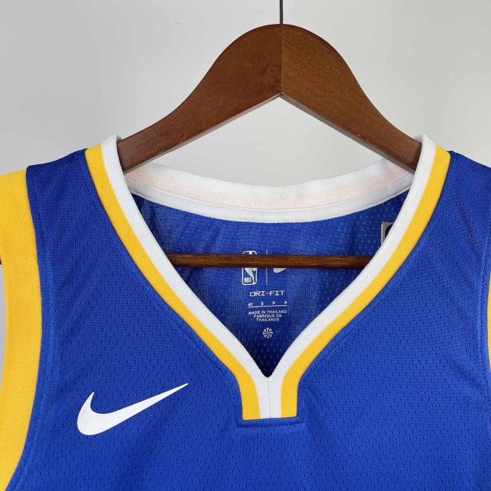 Heat Transfer 2023 Golden State Warriors James Wiseman Away Blue Jersey