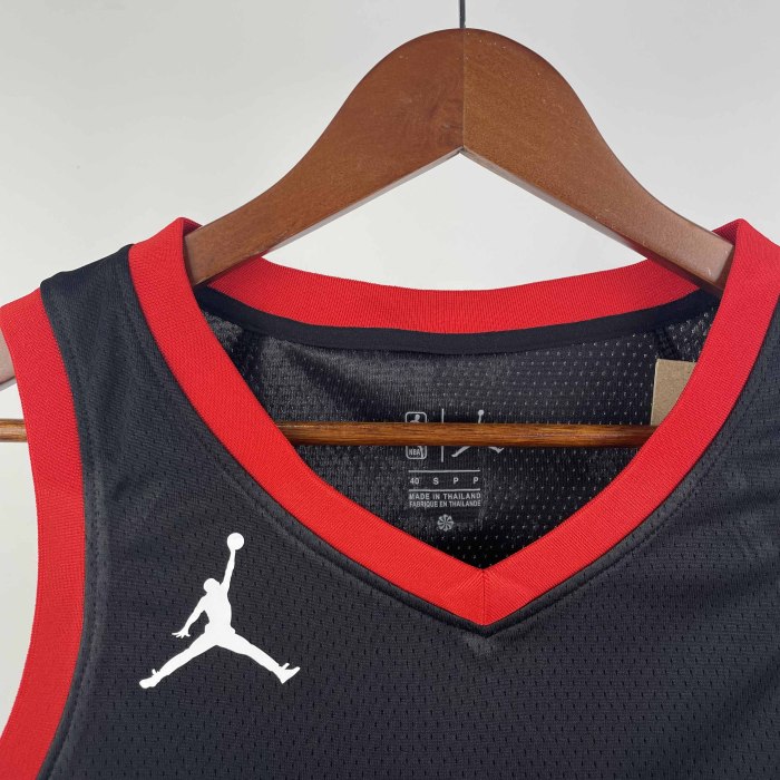 Heat Transfer NBA 2024 Houston Rockets Russell Westbrook Black Jersey