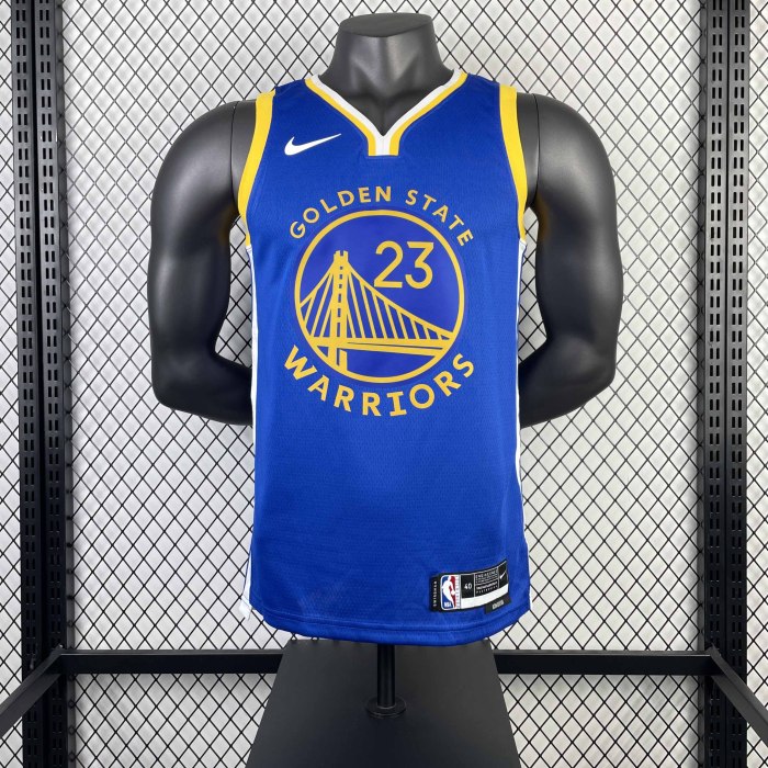 Heat Transfer 2023 Golden State Warriors JaMychal Green Away Blue Jersey