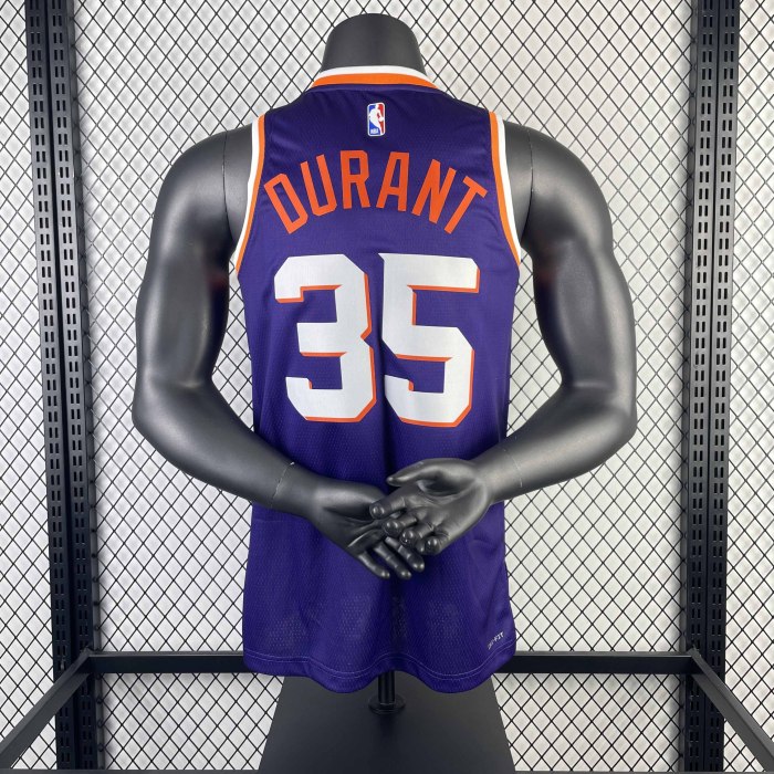 Heat Transfer 2024 Phoenix Suns Kevin Durant Away Purple Jersey