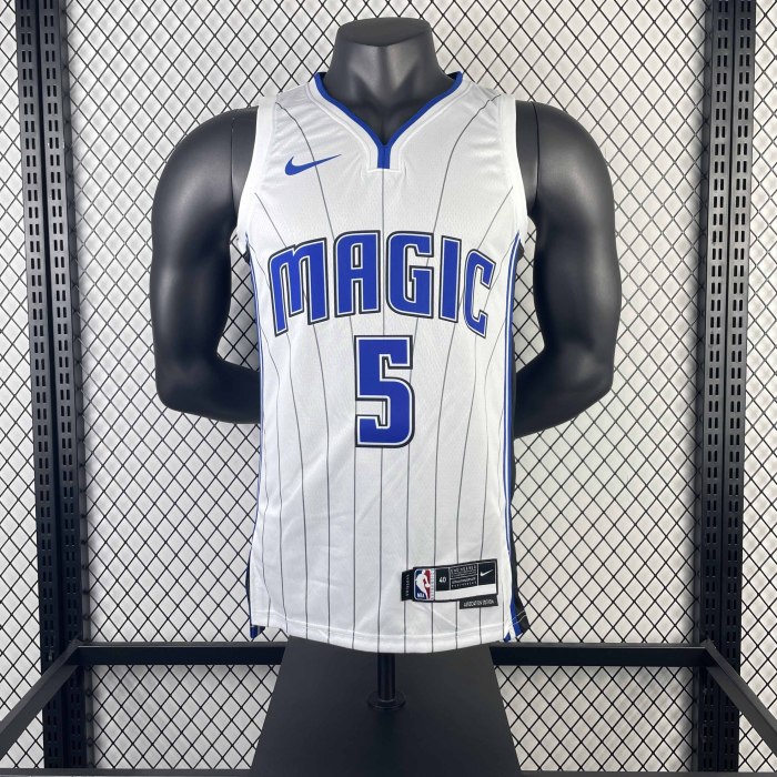 Heat Transfer 2023 Orlando Magic Paolo Banchero Home White Jersey