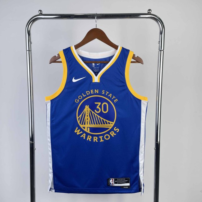 Heat Transfer 2023 Golden State Warriors Stephen Curry Away Blue Jersey