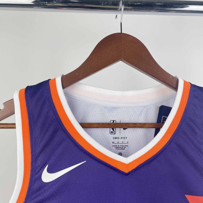 Heat Transfer 2024 Phoenix Suns Kevin Durant Away Purple Jersey