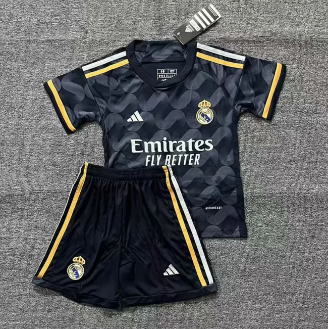Kids kit 23-24 Real Madrid Away Thailand Quality