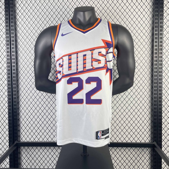 Heat Transfer 2024 Phoenix Suns DeAndre AytonHome White Jersey