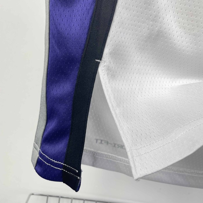 Heat Transfer 2024 Sacramento Kings Malik Monk Home white Jersey
