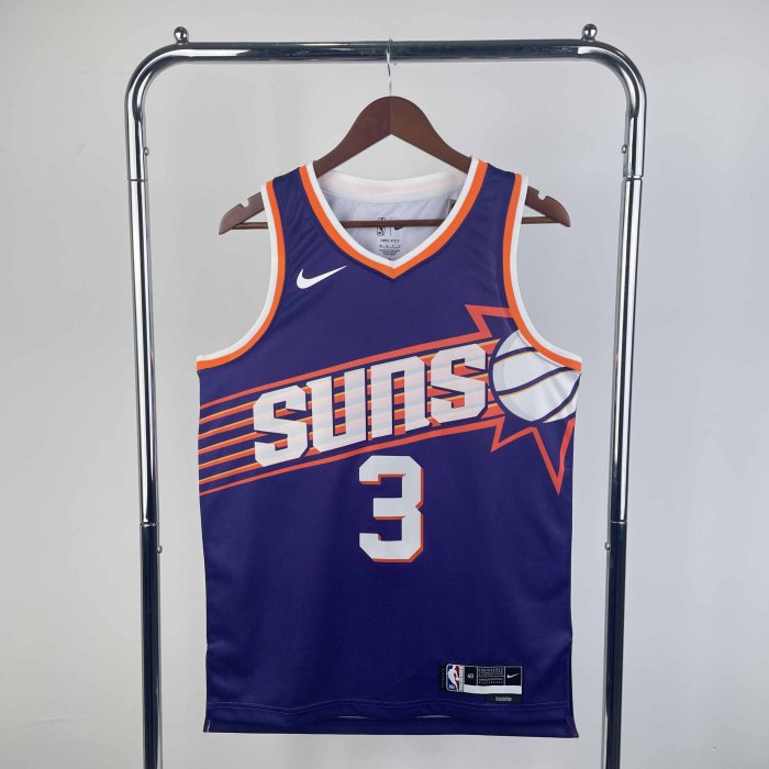 Heat Transfer 2024 Phoenix Suns Bradley Beal  Away Purple Jersey