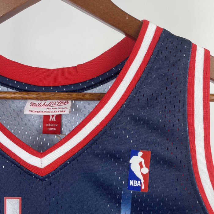 Heat Transfer Retro NBA 96-97 Houston Rockets Hakeem Abdul Olajuwon Jersey