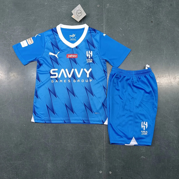 Kids kit 23-24 Al Hilal Saudi Home Thailand Quality