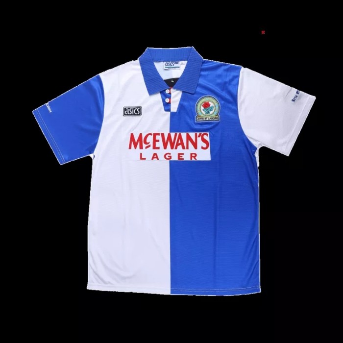 95-96 Blackburn home Retro Jersey