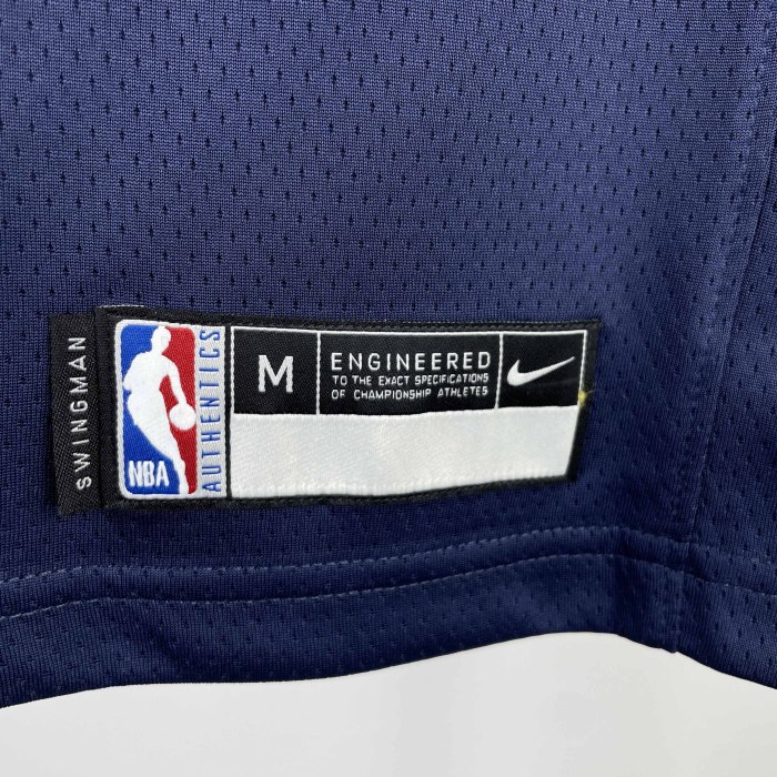 Copy KIDS Heat Transfer 2023 Memphis Grizzlies Ja Morant Navy blue Jersey