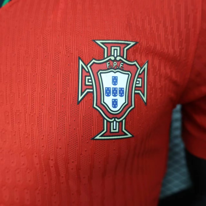 Player Version 2024 Portugal Home Jersey