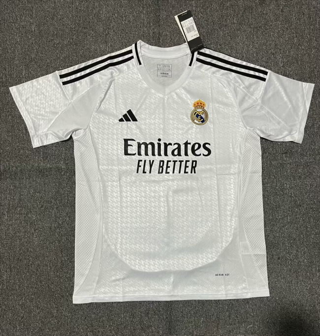 24/25 Real Madrid Home Fans Jersey
