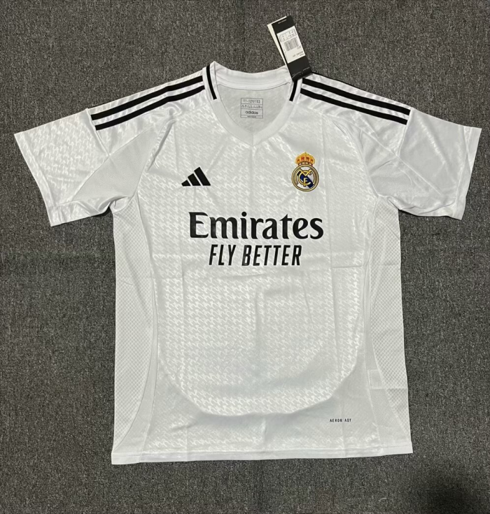 24/25 Real Madrid Home Fans Jersey