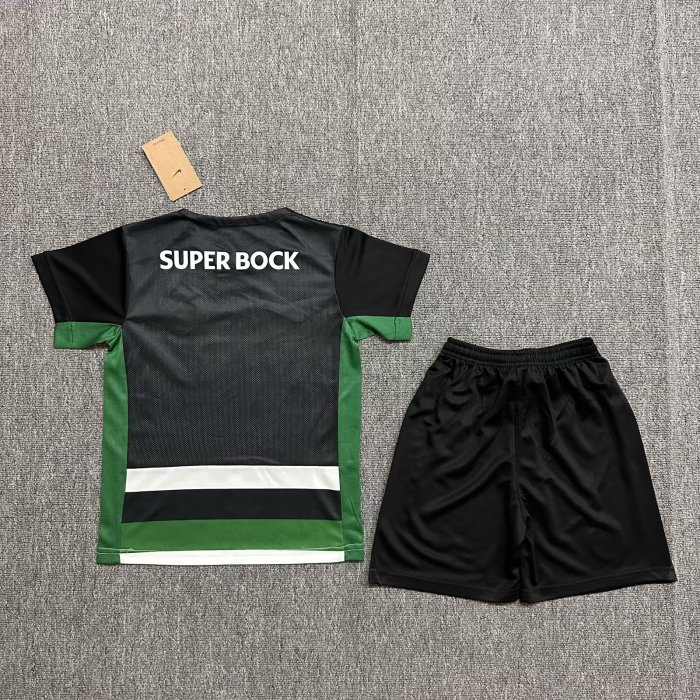 Kids kit 24/25 Lisbon Sporting CP Home Thailand Quality