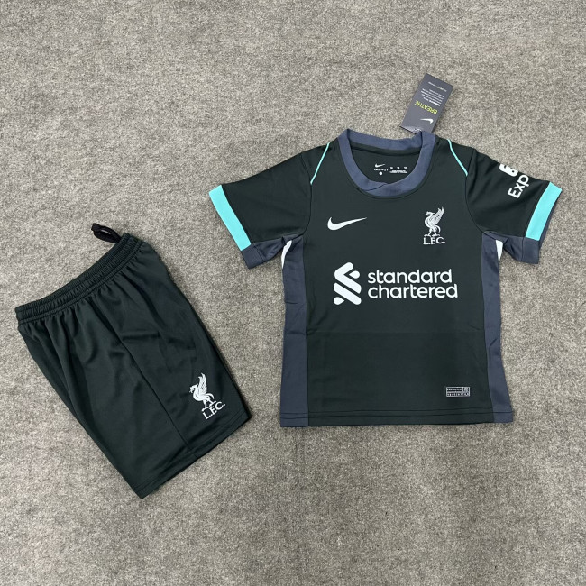 Kids kit 24/25 Liverpool Away Thailand Quality