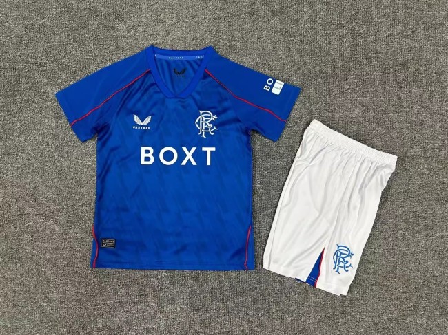Kids kit 24/25 Glasgow Rangers Home Thailand Quality