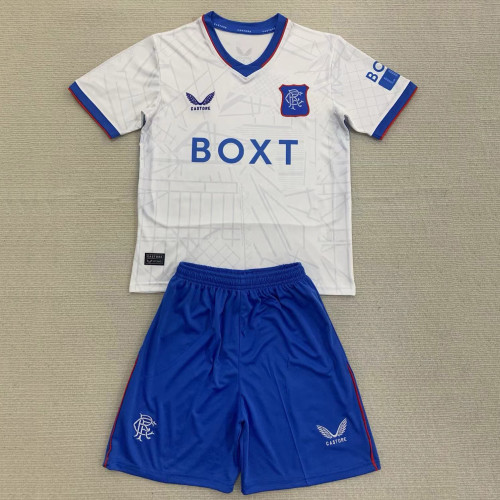 Kids kit 24/25 Glasgow Rangers Away Thailand Quality