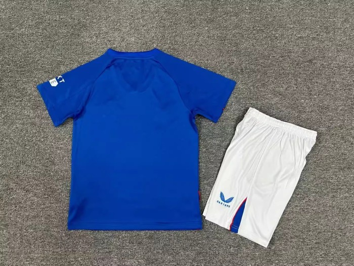Kids kit 24/25 Glasgow Rangers Home Thailand Quality