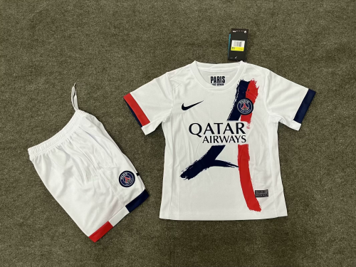 Kids kit 24/25 PSG Away Thailand Quality