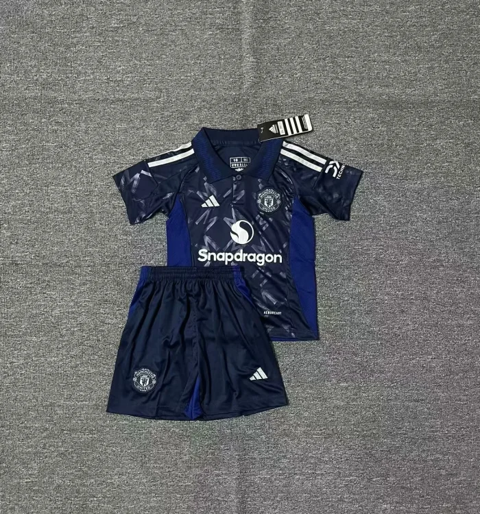 Kids kit 24-25 Manchester United Away Thailand Quality