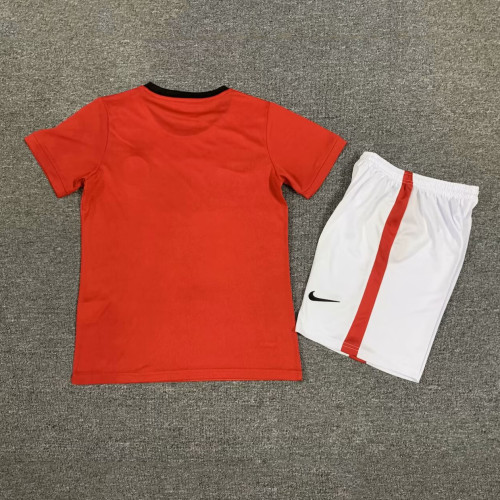 Retro Kids Manchester United 09/10 Home Jersey Football Kit