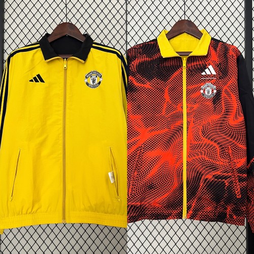 24/25 Manchester United Trench Coat Reversible