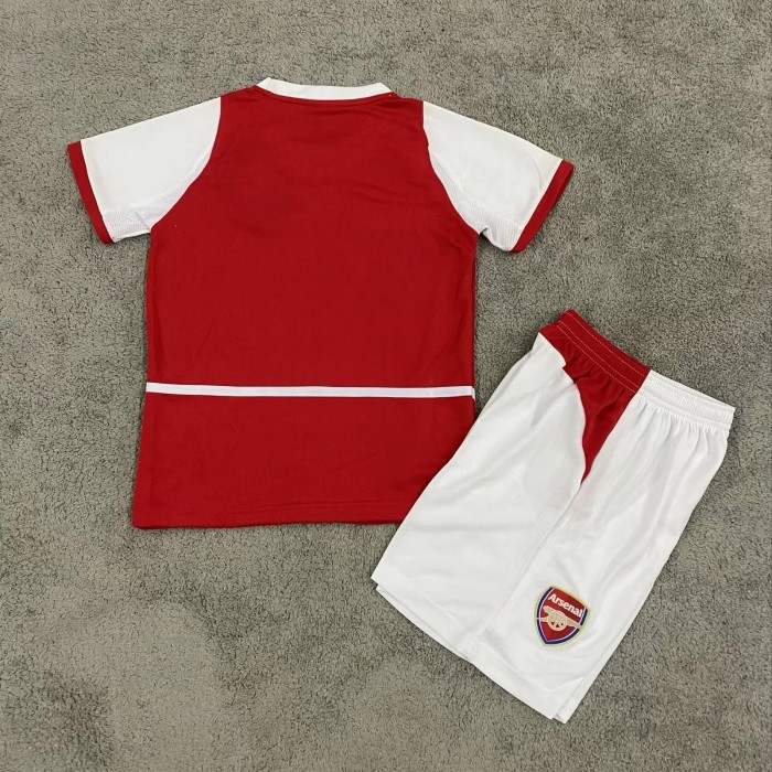 Retro Kids Arsenal 02/04 Home Jersey Football Kit