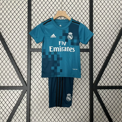 Retro Kids Real Madrid 17/18 Third Jersey Football Kit