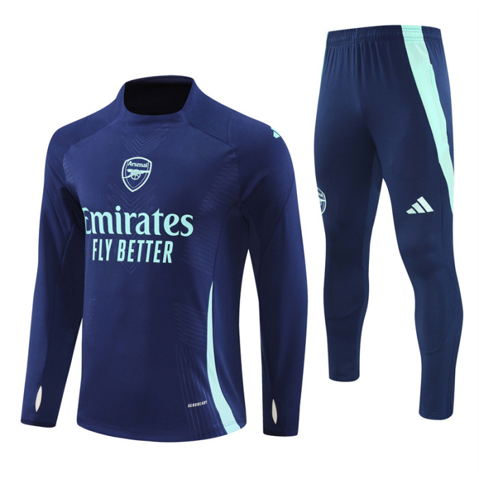 Player version Adult Kit 24/25 Arsenal Royal Blue Training set Football Kit Soccer Kit