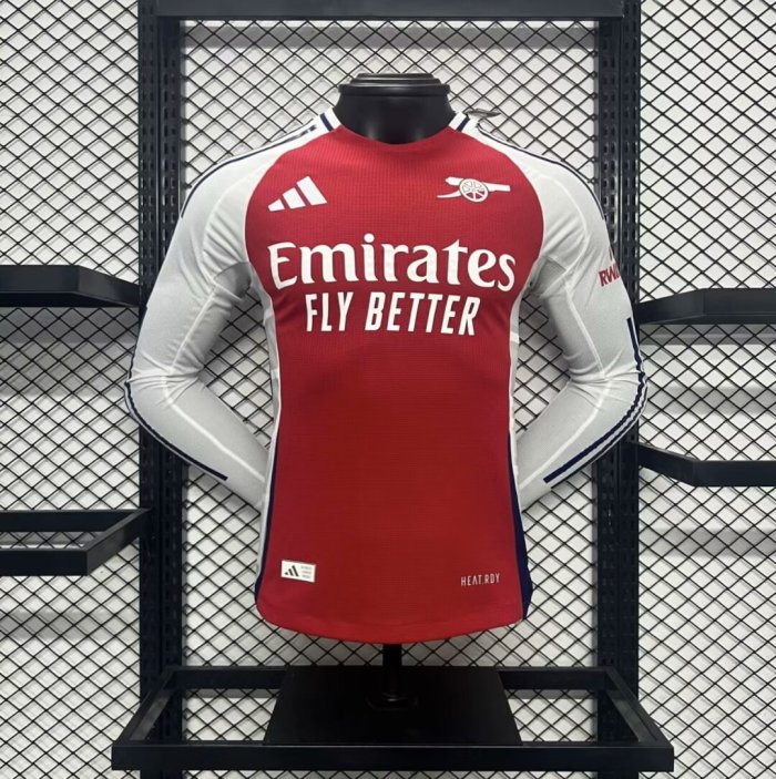 Player version Long Sleeve 24/25 Arsenal Home Jersey