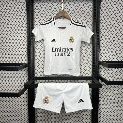 Kids kit 24/25 Real Madrid Home hailand Quality
