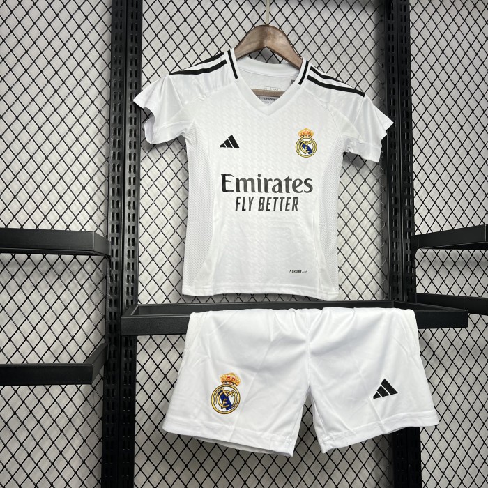 Kids kit 24/25 Real Madrid Home hailand Quality
